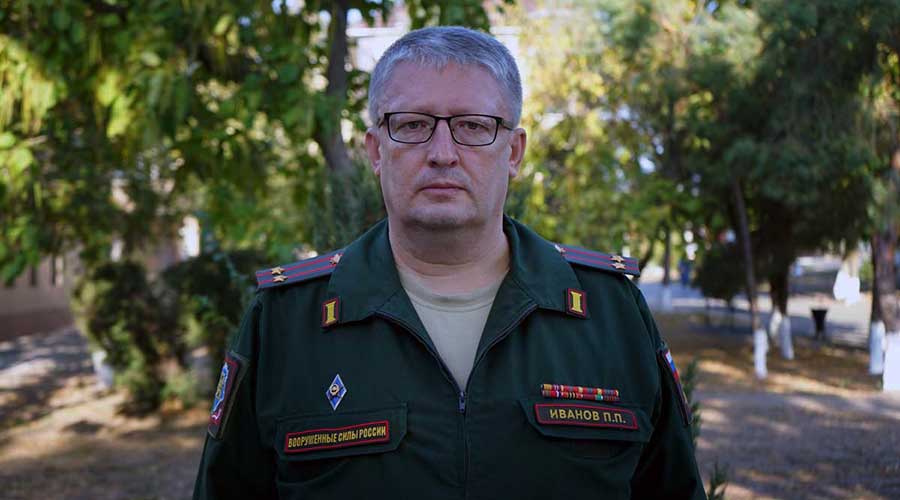 Военный комиссар по Константиновскому и Усть-Донецкому районам Петр Иванов