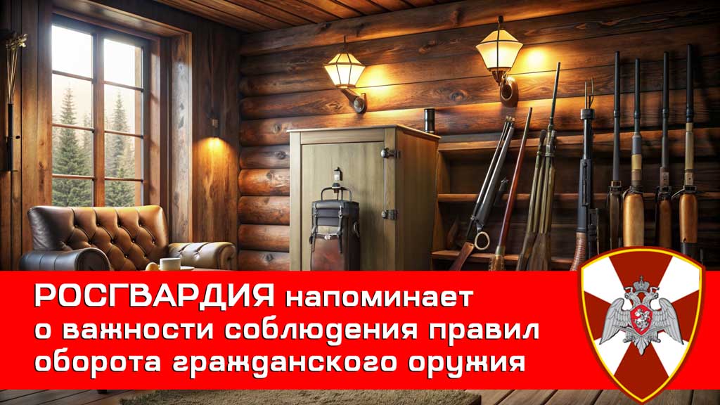Росгвардия напоминает о важности соблюдения правил оборота гражданского оружия